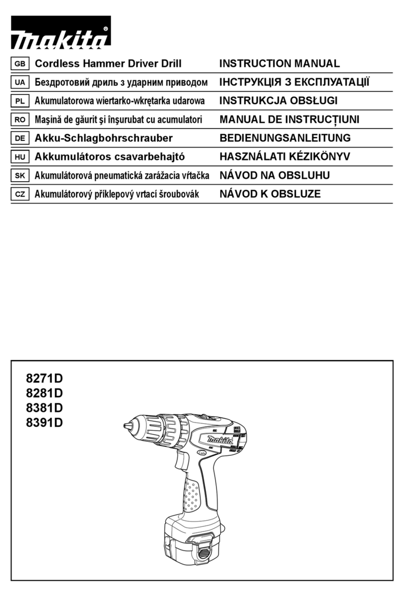Makita 8381D instruction manual