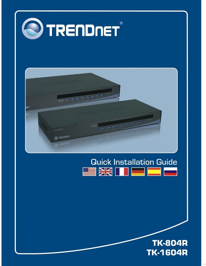 TRENDnet TK-804R User manual TRENDnet TK-804R User manual