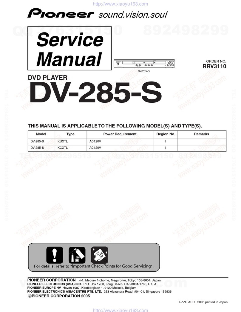 Pioneer DV-285-S User manual