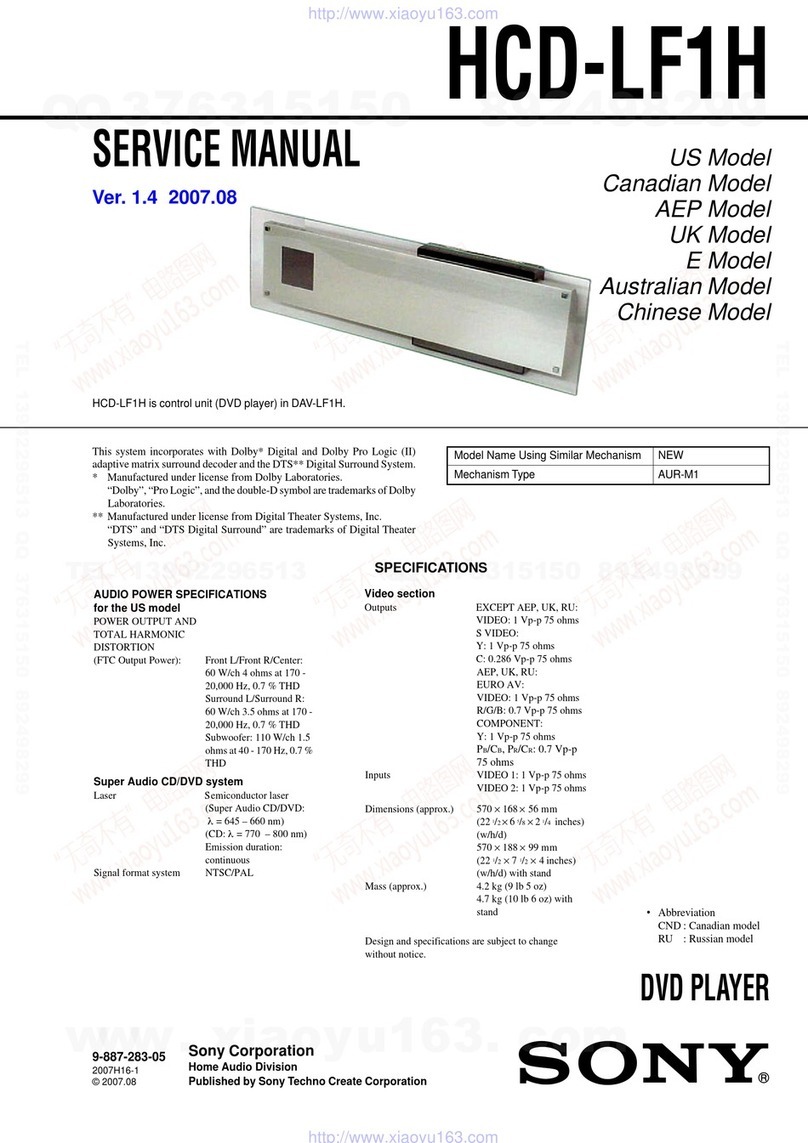 Sony HCD-LF1H User manual