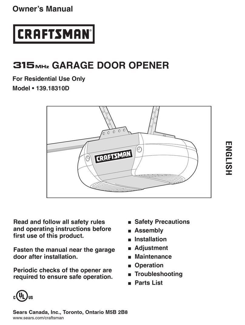 Craftsman 139.18310D Owner's manualanual