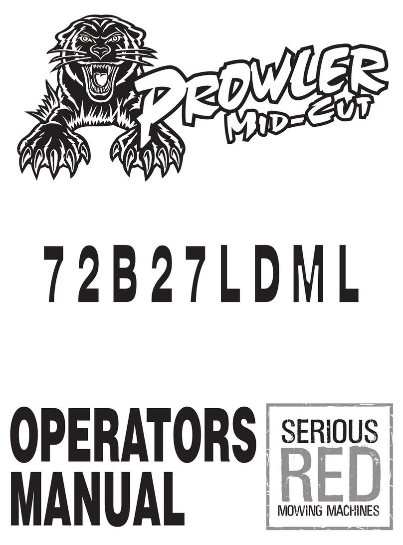 Prowler Mid-Cut 72B27LDML Operator's manual
