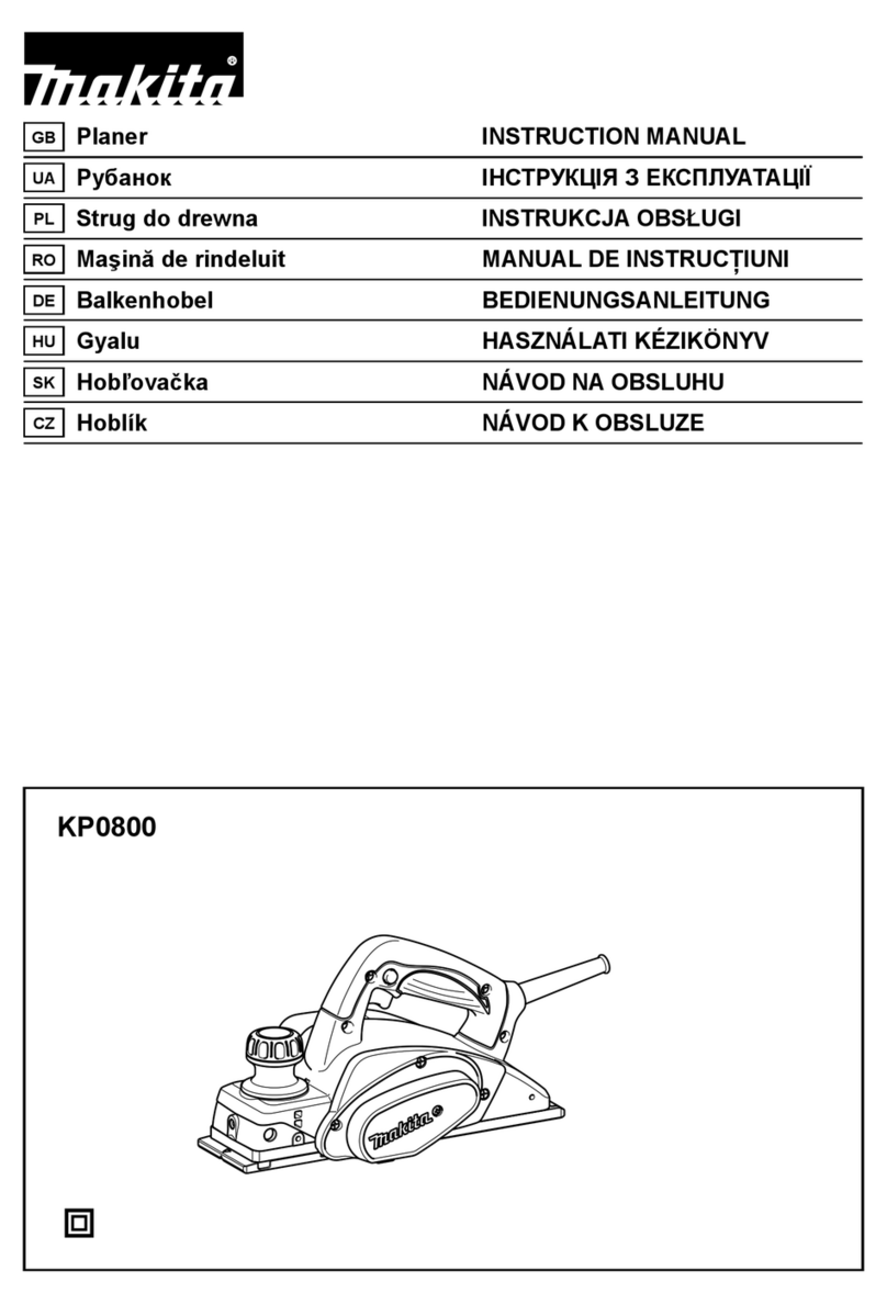 Makita KP0800 instruction manual