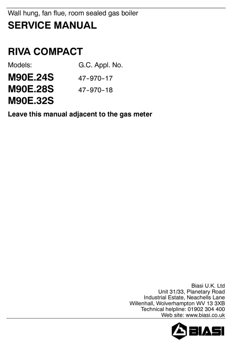 Biasi M90E.24S Building instructions Biasi M90E.24S Building instructions