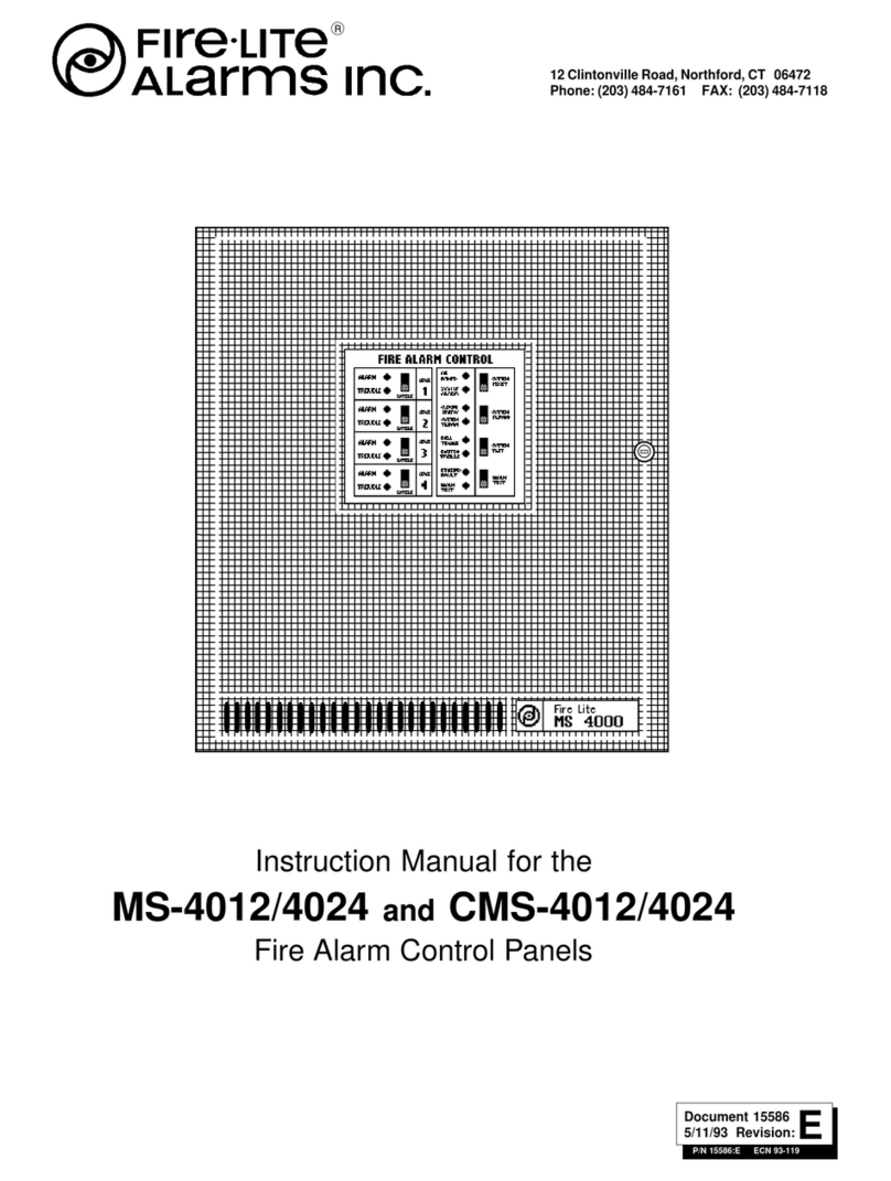 Fire-Lite MS-4012 instruction manual