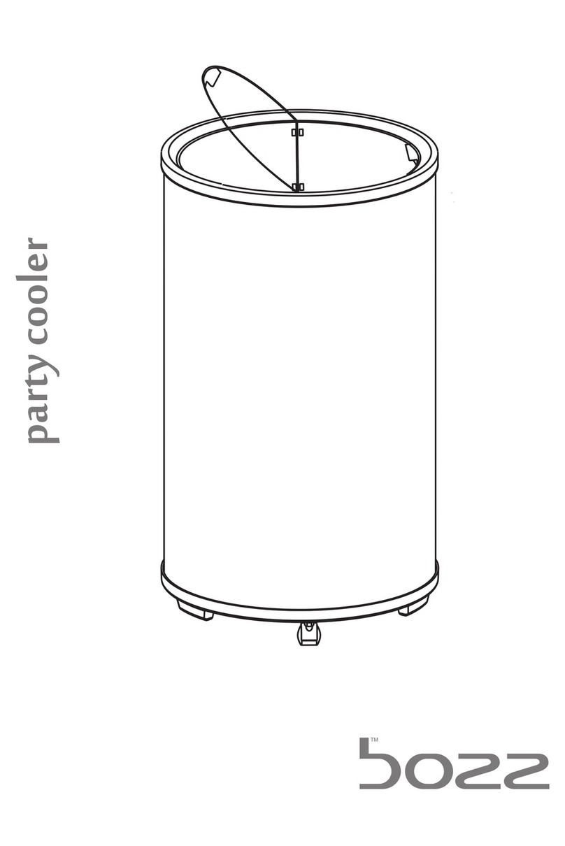 Bozz party cooler BWC10 instruction manual