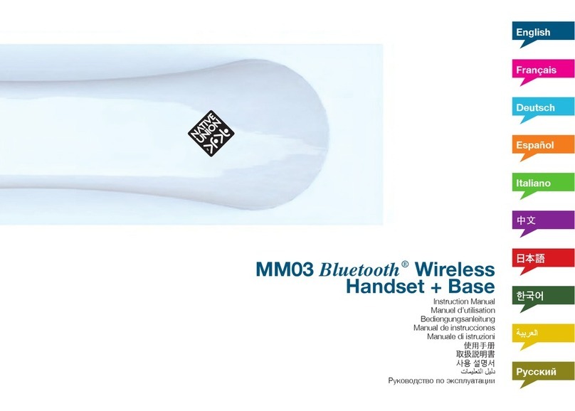 NATIVE UNION MM03 instruction manual