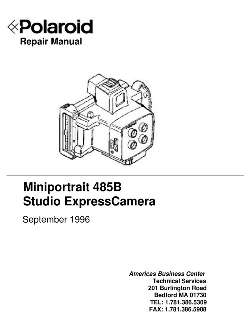 Polaroid Miniportrait 485B Operating instructions