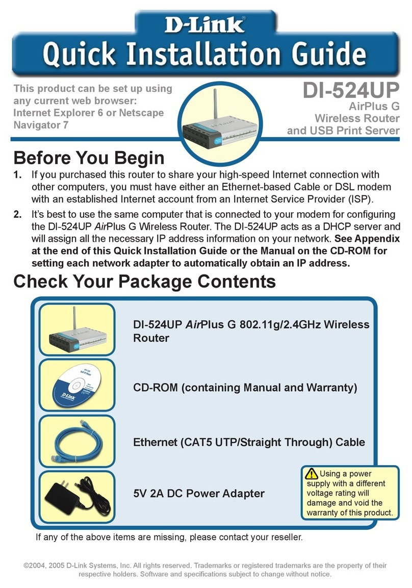 D-Link DI-524UP User manual
