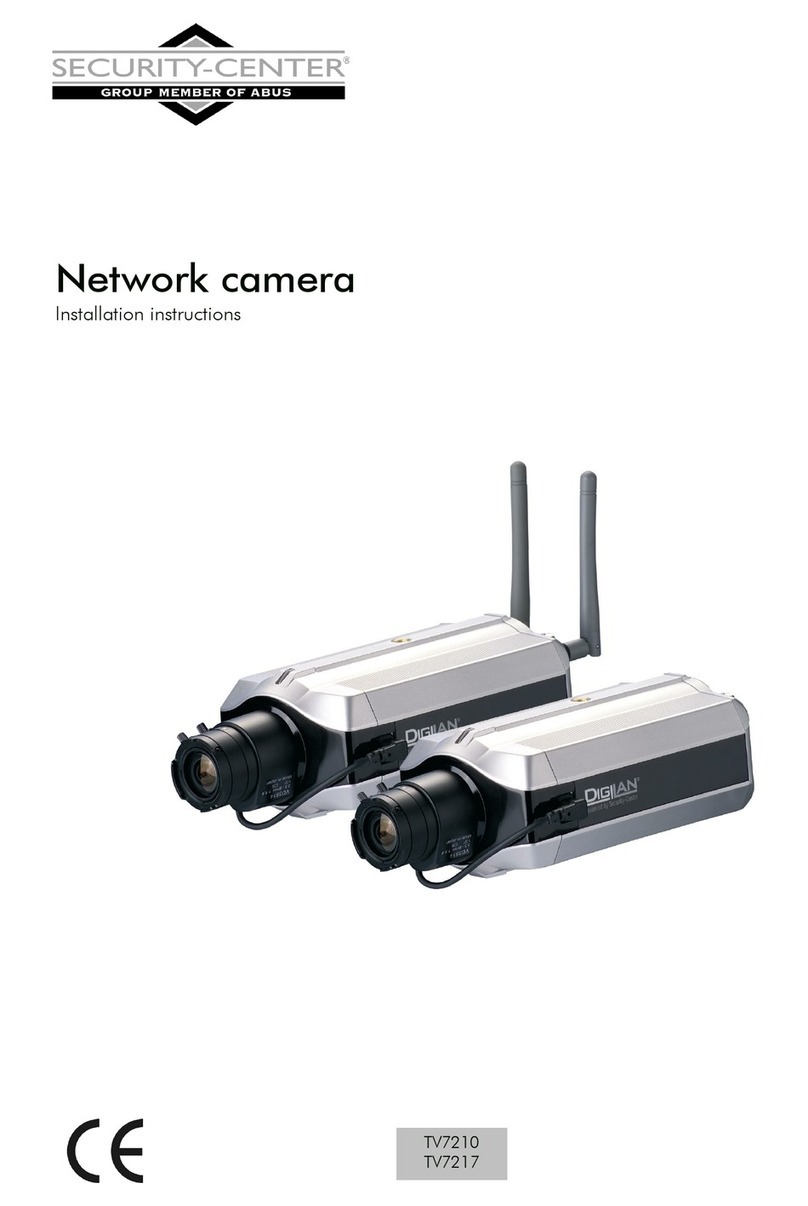 Security-Center TV7210 installation instructions
