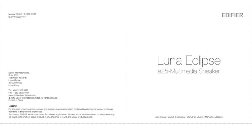 EDIFIER LUNA ECLIPSE e25 User manual