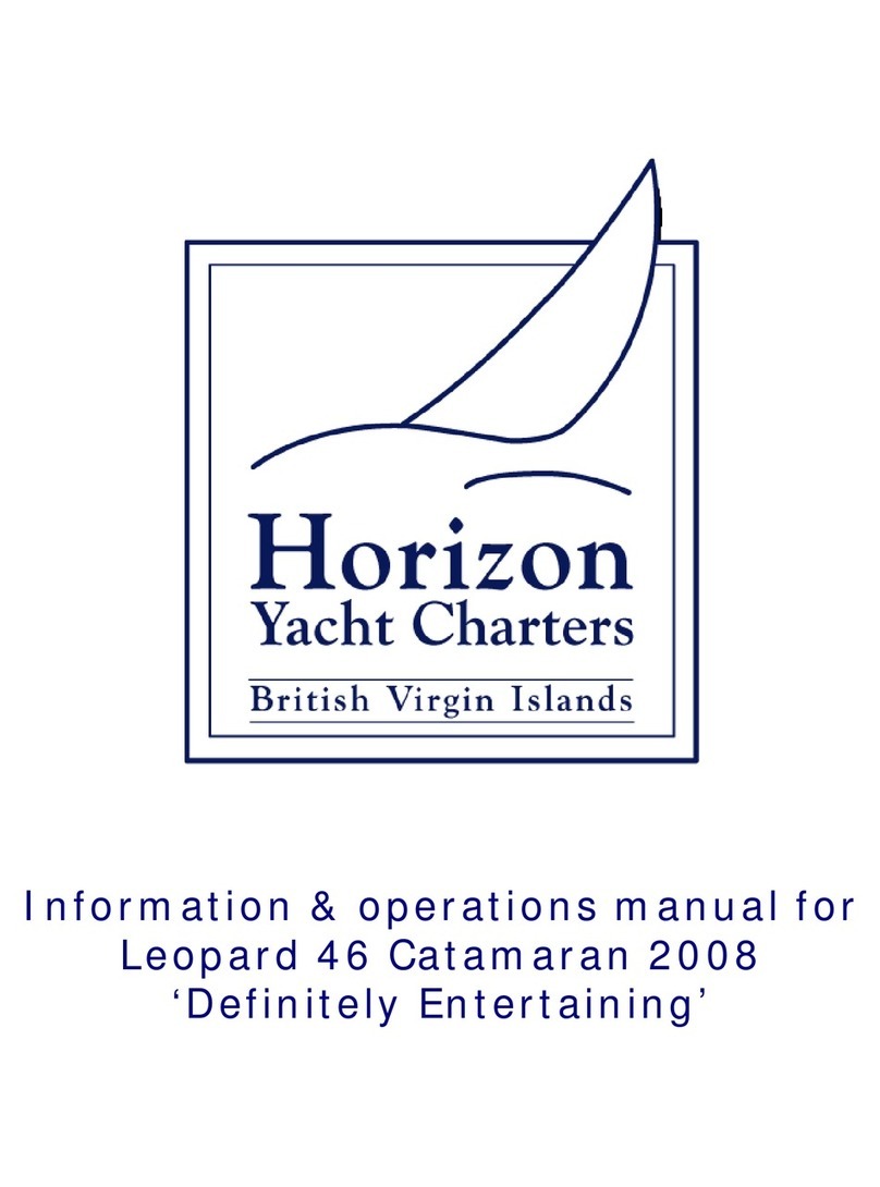 Horizon Yacht Charters Leopard 46 Catamaran 200 Information & operation manual Horizon Yacht Charters Leopard 46 Catamaran 200 Information & operation manual