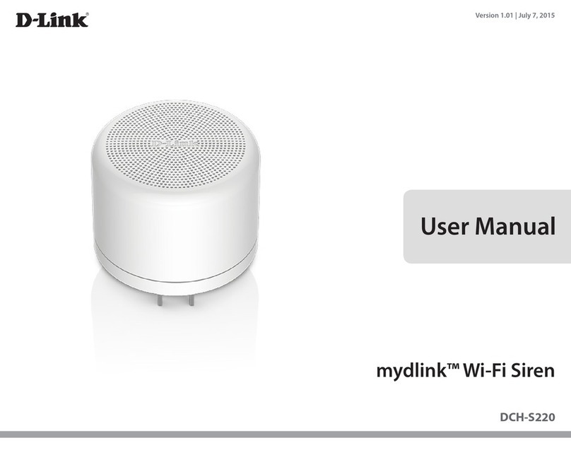 D-Link mydlink DCH-S220 User manual
