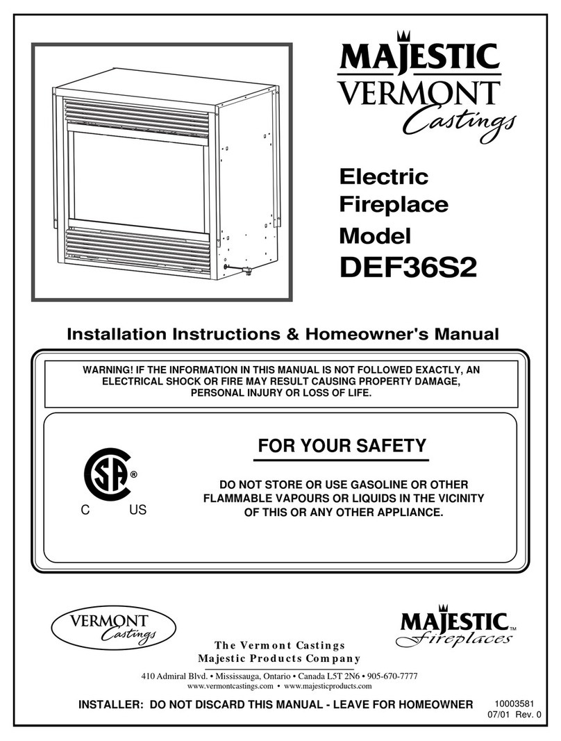 Vermont Castings DEF36S2 User manual Vermont Castings DEF36S2 User manual