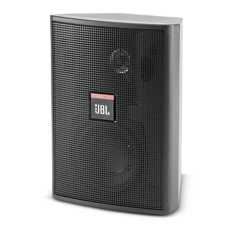 JBL Control Control 23 owner's manual