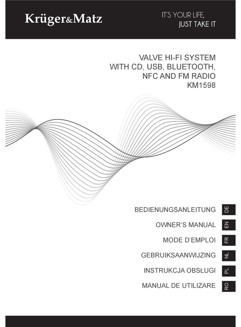 Kruger&Matz KM1598 User manual