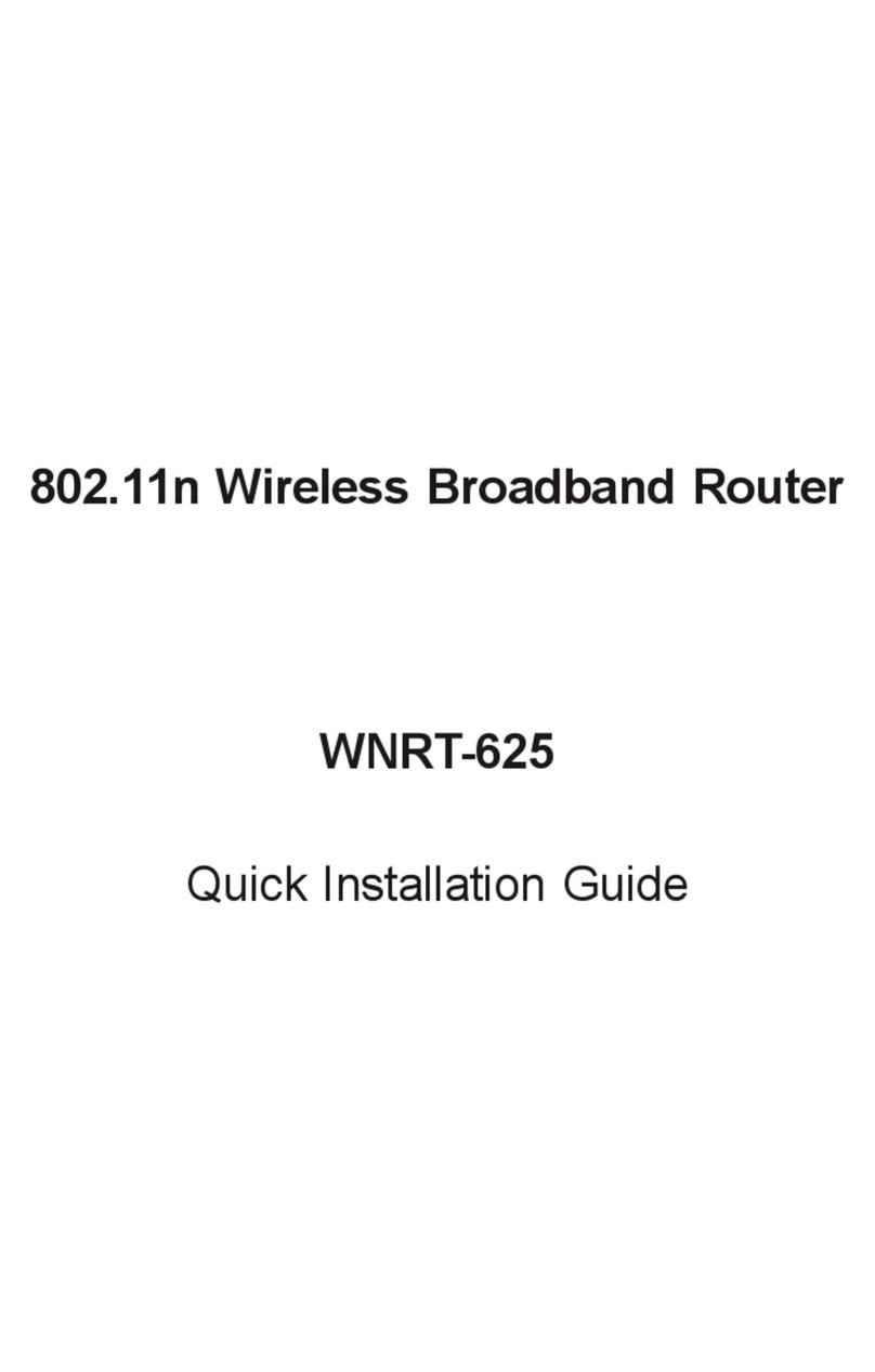 Planet WNRT-625 Quick instruction guide