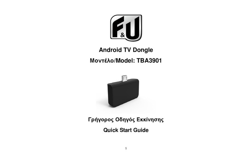 F&U TBA3901 quick start guide