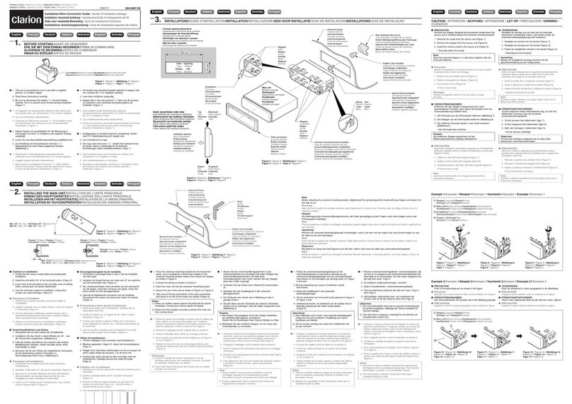 Clarion DXZ448R-EU Instruction Manual