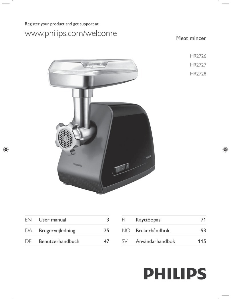Philips HR2726 user manual