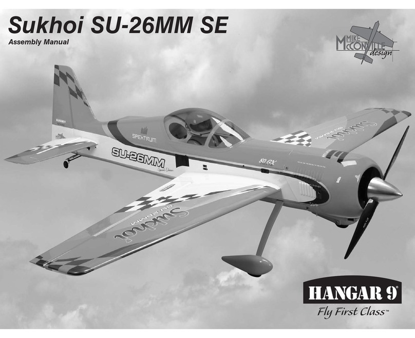 Hangar 9 85cc Sukhoi SU-26MM Assembly manual