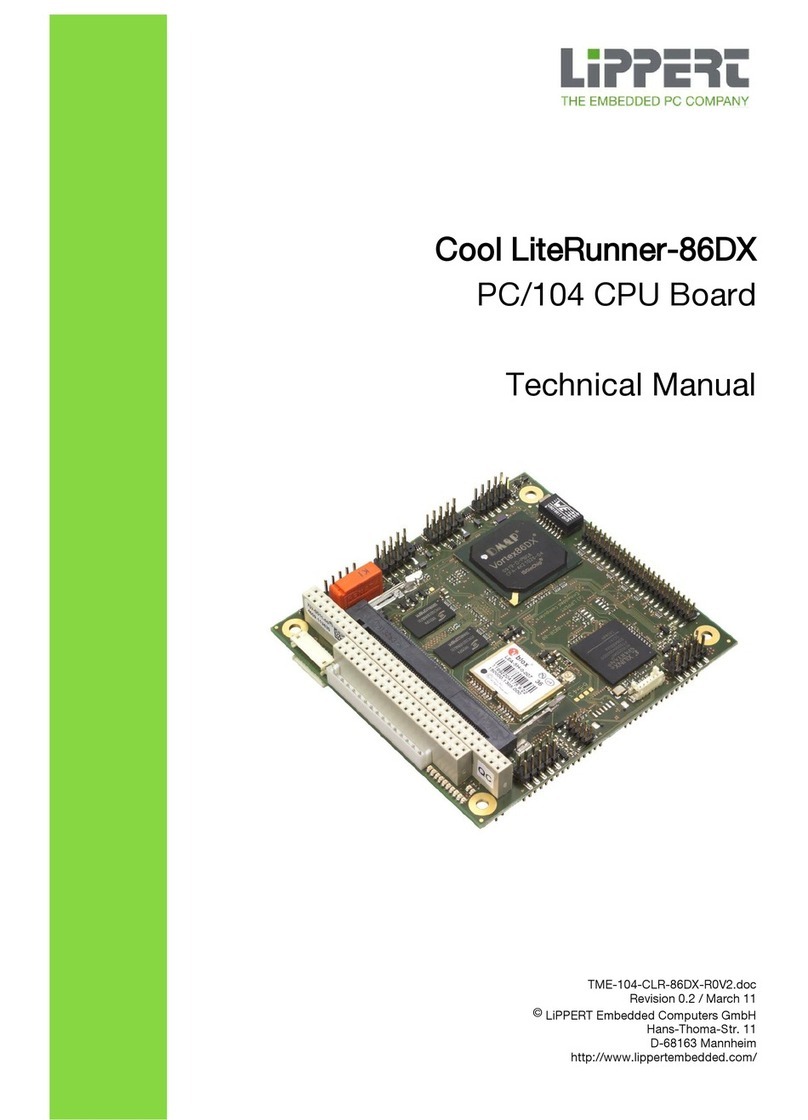 Lippert Components Cool LiteRunner-86DX Technical manual