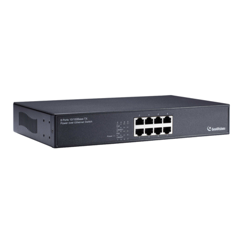 GeoVision GV-POE0800 User manual