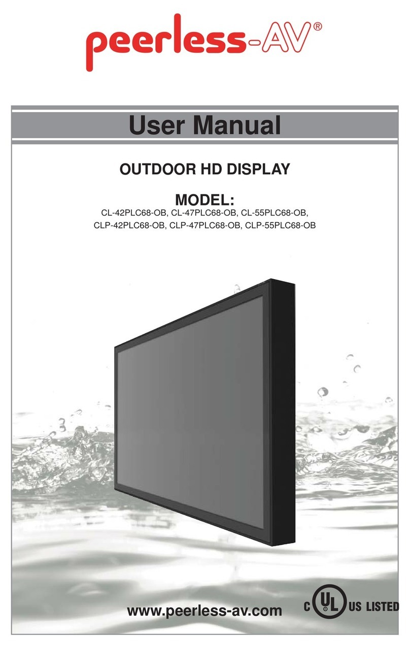 peerless-AV CL-42PLC68-OB user manual