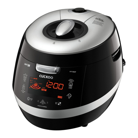 Cuckoo CRP-HY10 Fuzzy Series User manual