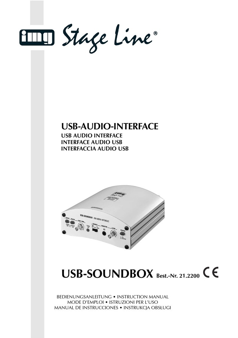 IMG STAGE LINE USB-SOUNDBOX instruction manual