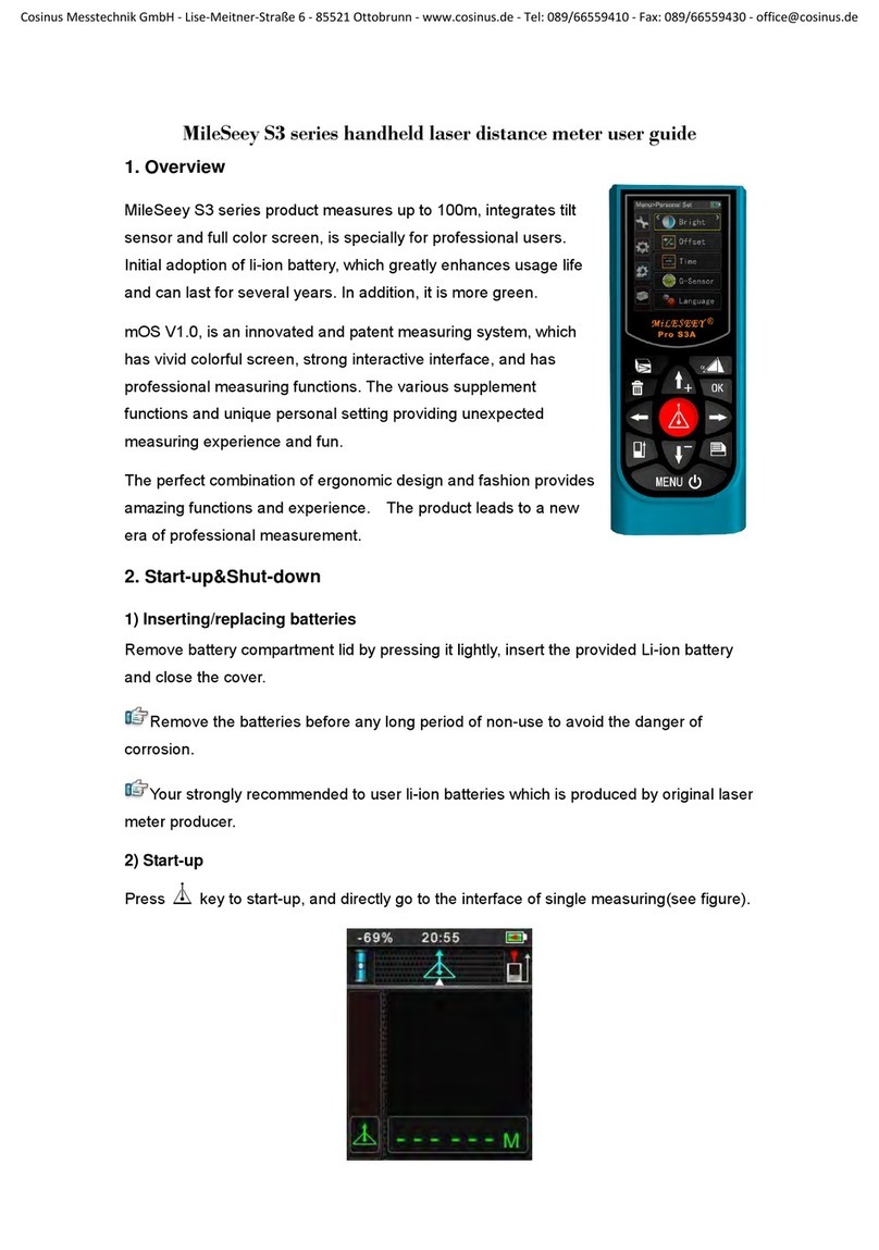 MileSeey S3 User manual