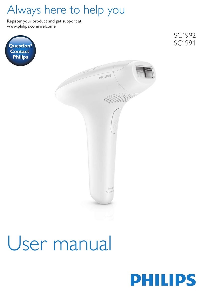 Philips Lumea SC1992 User manual
