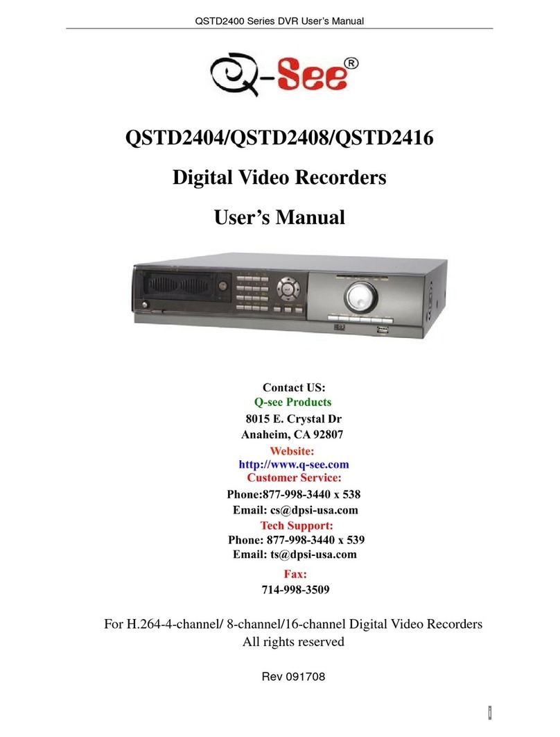 Q-See QSTD2404 User manual