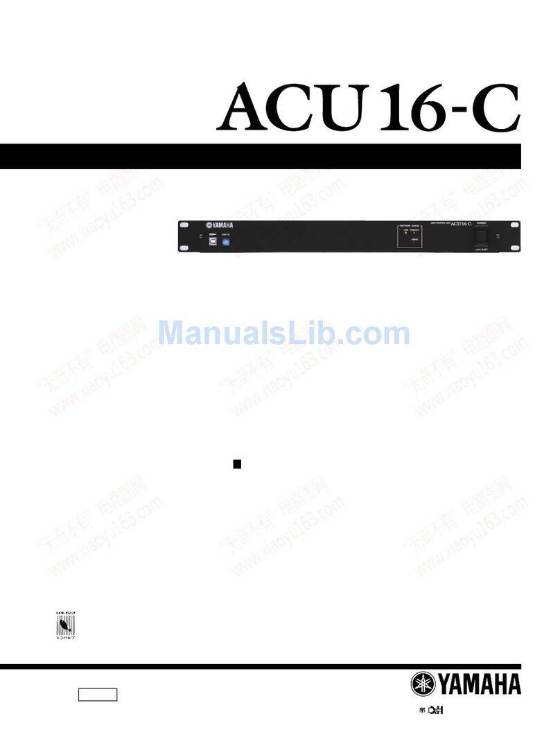Yamaha ACU16-C Service manual