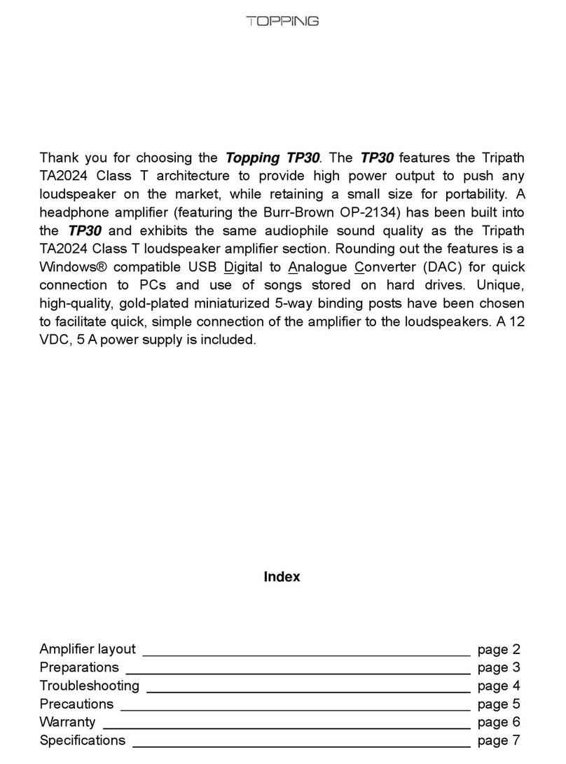 TOPPING TP30 user manual
