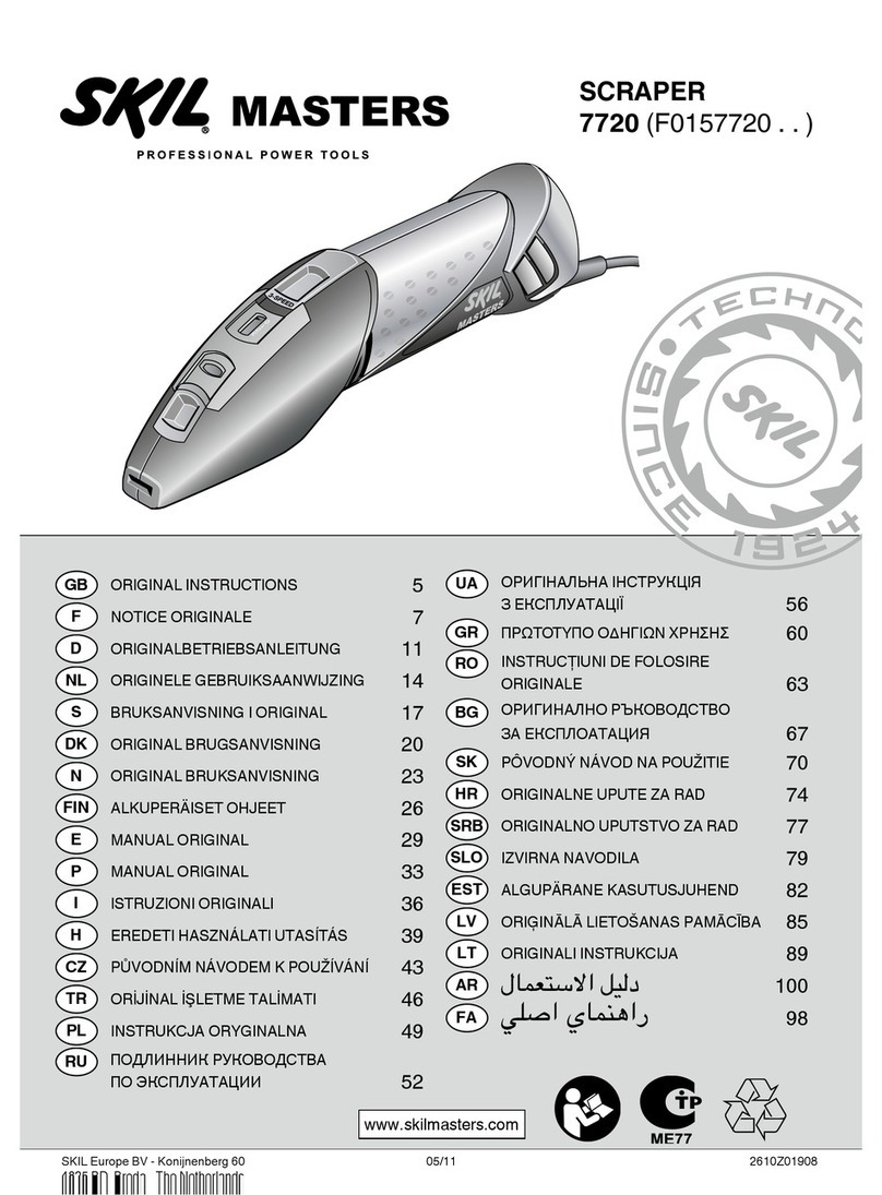 Skil Masters F0157720 Series Original instructions Skil Masters F0157720 Series Original instructions