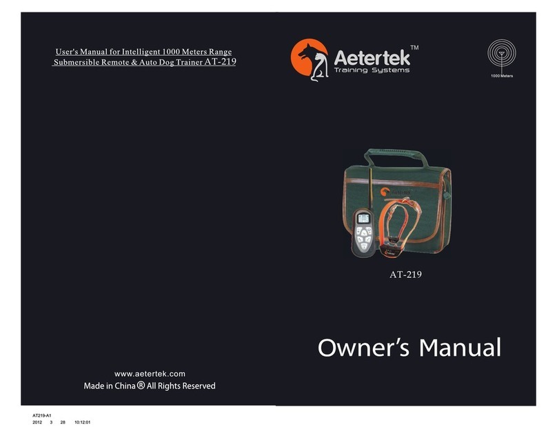 Aetertek AT-219 owner's manual