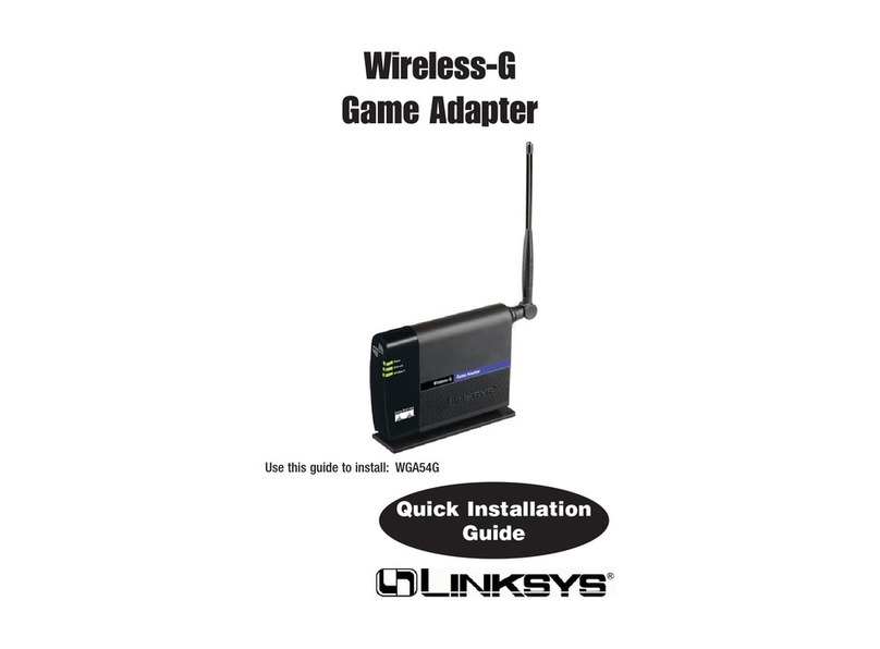 Linksys WGA54G User manual