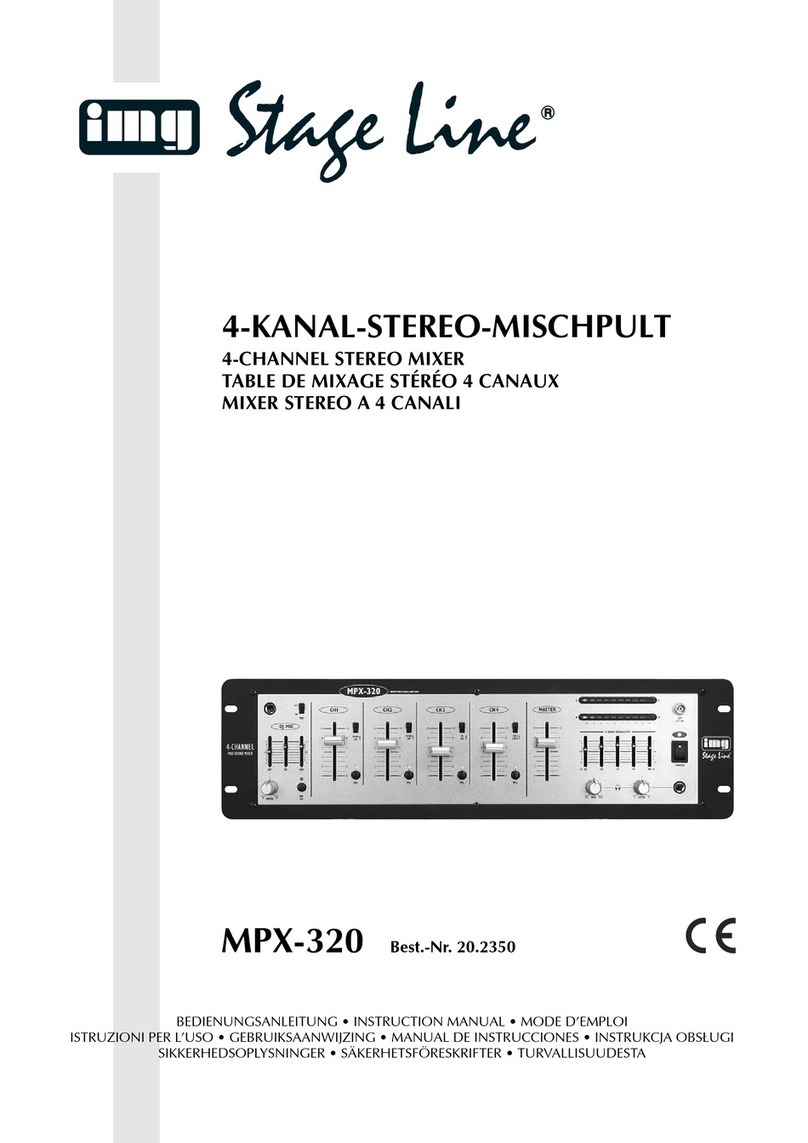 IMG STAGE LINE MPX-320 B instruction manual