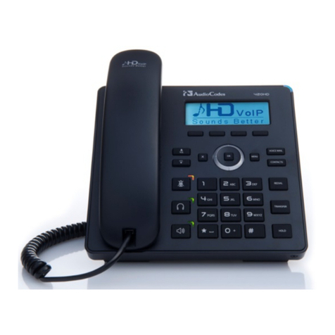 AudioCodes 420HD User manual