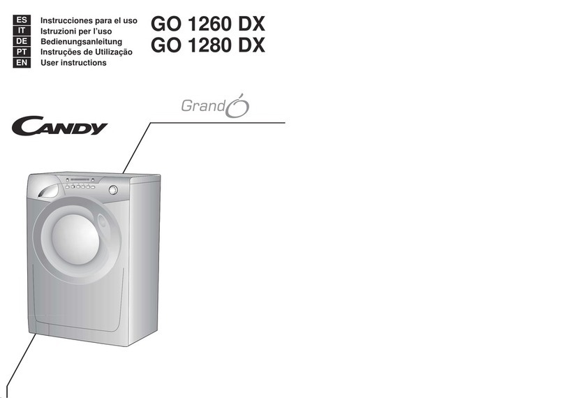 Candy GO 1260 DX User manual