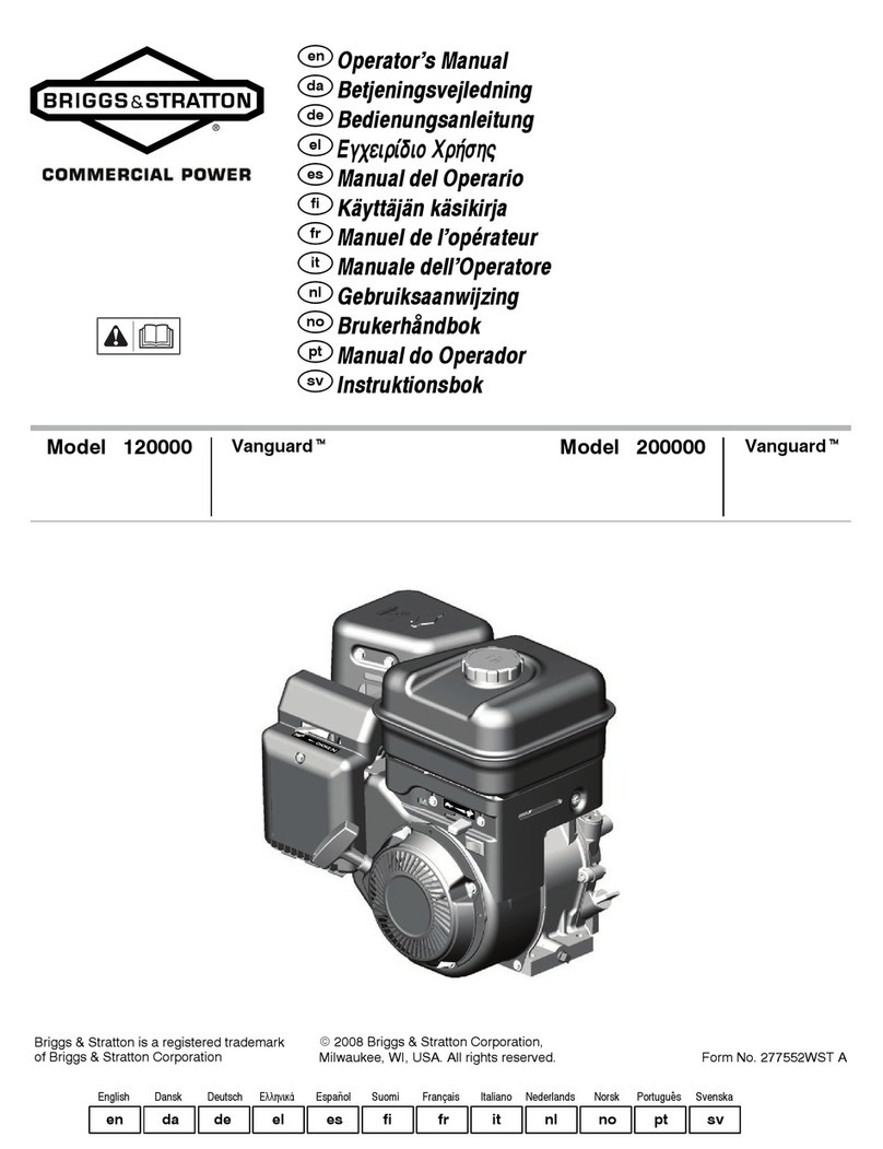 Briggs & Stratton 200000 Vanguard User manual