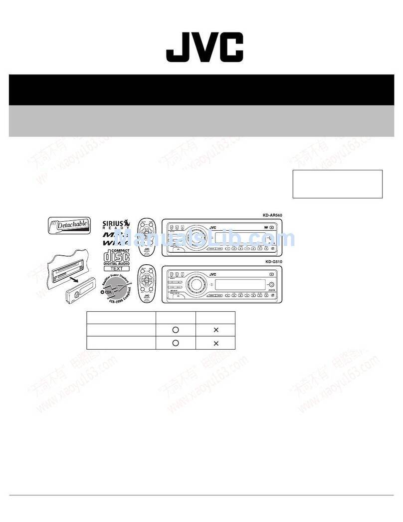 JVC KD-AR560 User manual