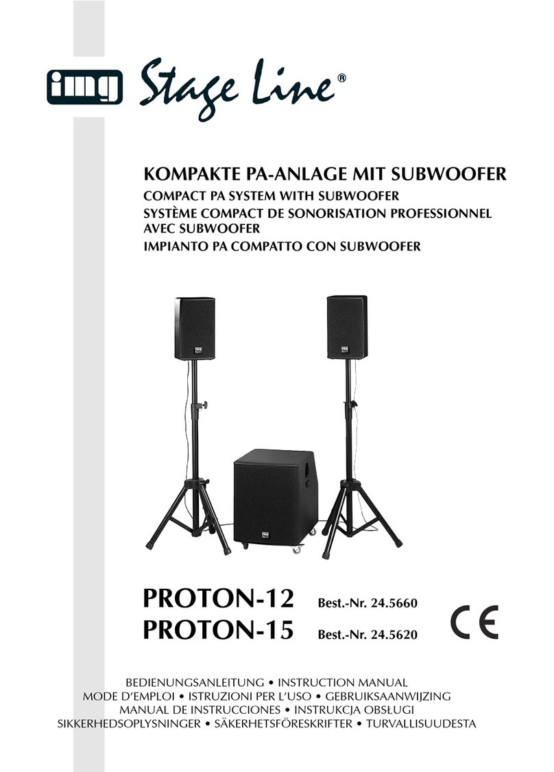 IMG STAGE LINE PROTON-12 instruction manual