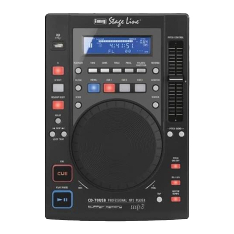 IMG STAGE LINE CD-70USB instruction manual