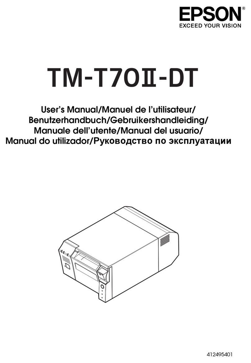 Epson TM-T70II-DT User manual