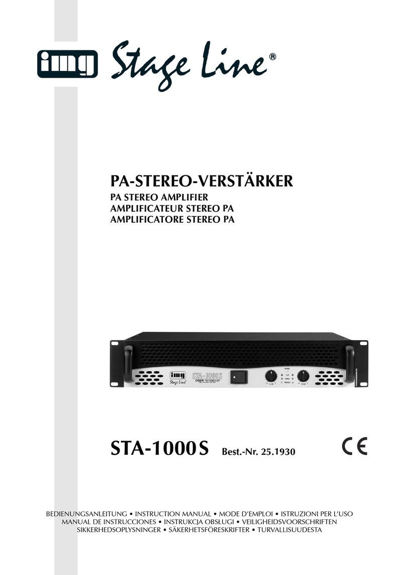 IMG STAGE LINE STA-1000S User manual