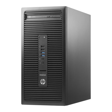 HP EliteDesk 705 G2 Desktop Mini Manual