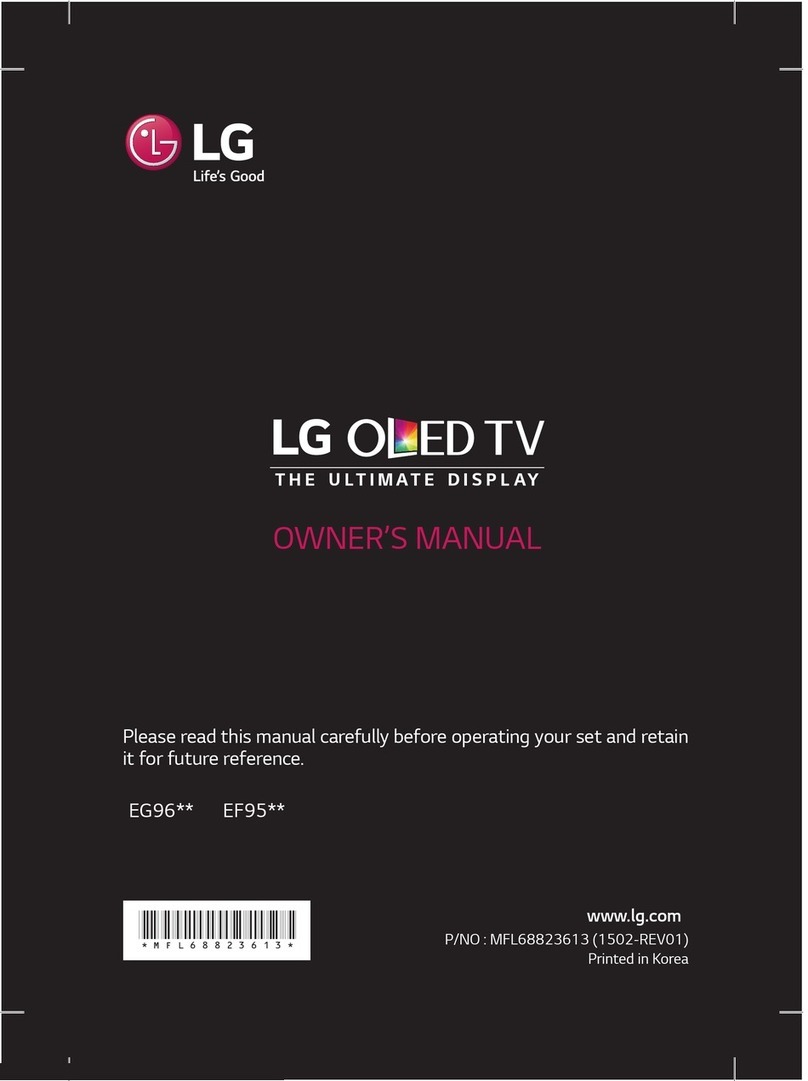 LG EG96 series owner's manual