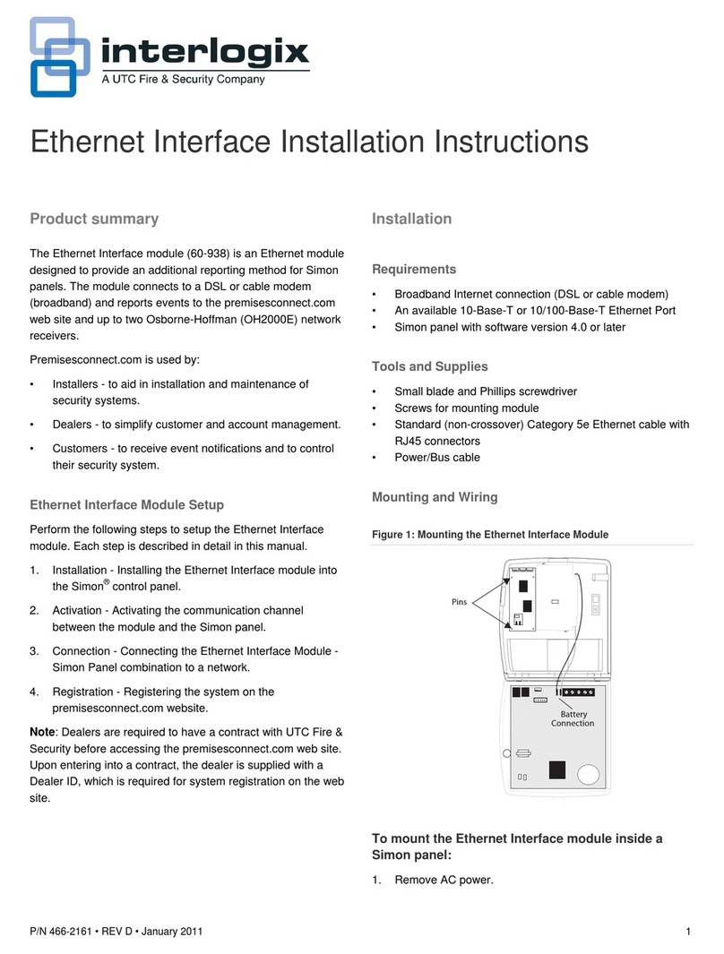 Interlogix 60-938 installation instructions